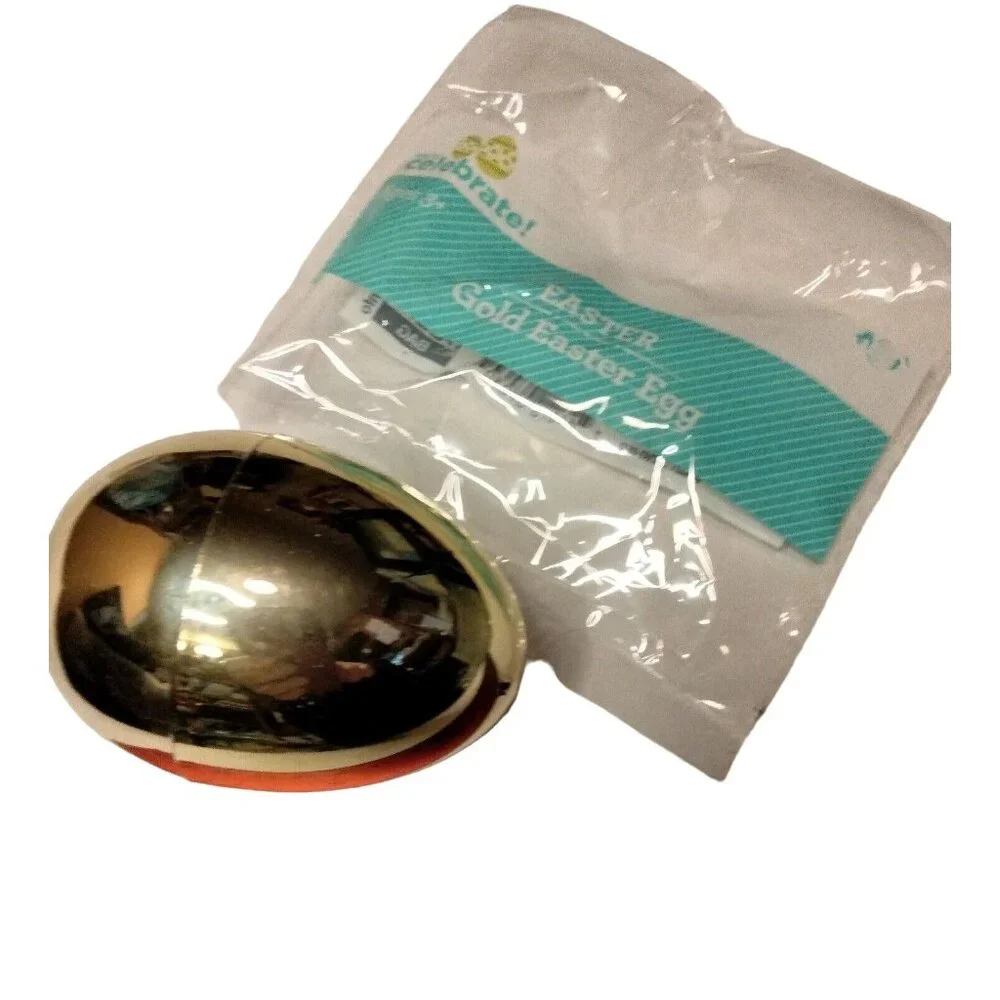 Golden Egg Fillable Easter Hunt Party Favor Gold Prize